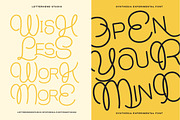 Synthesia Experimental Quirky Font, a Sans Serif Font by Letterhend Studio (Thumbnail 5 of 8)