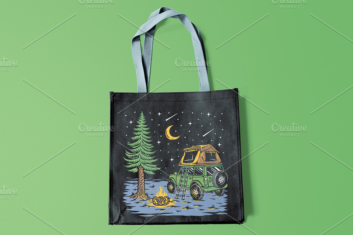 Adventure under the stars, a Transportation Illustration by gunaonedesign (Photo 4 of 4)