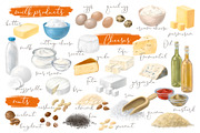 Diets Creator. Element Set, a Food Illustration by LeiaSW (Thumbnail 5 of 8)
