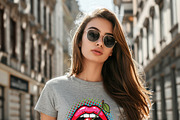 Lips Biting Cherry Clipart PNG., a Food Illustration by yod67 (Thumbnail 6 of 8)