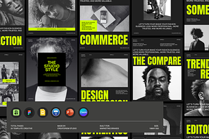 Brand Strategy Social Media Bundles, a Social Media Template by Creatorism
