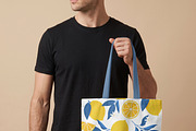 Canvas Tote Bag Model Mockup Bundle, a Merchandise Mockup by Pixel Foundry (Thumbnail 4 of 6)