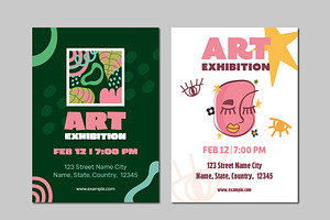 Art Exhibition Invitation, a Templates & Theme by studiogstock