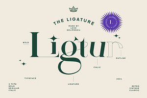 Ligtra - Modern Serif Typeface