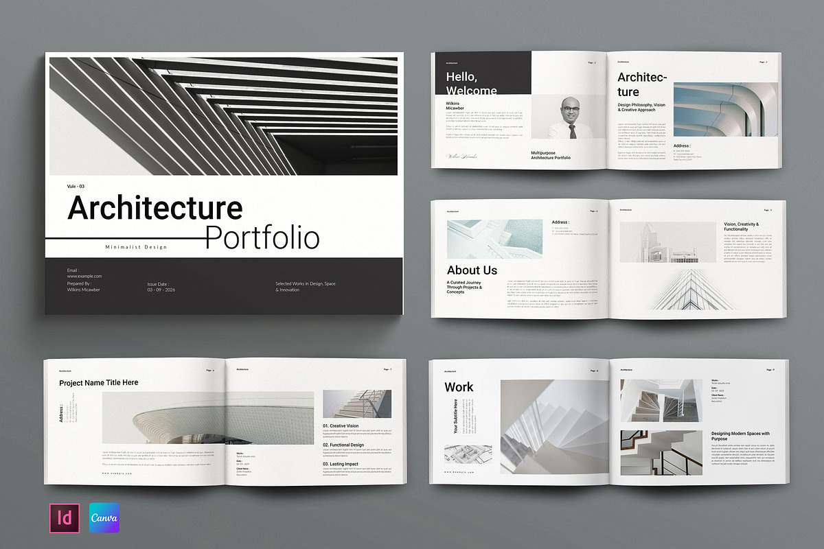Architecture Landscape Template, a Brochure Template by Seeing-art (Photo 1 of 10)