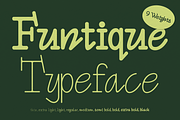 Funtique - Unique Serif Typeface, a Serif Font by HipFonts (Thumbnail 1 of 10)