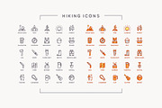 Hiking icons, an Icon by alekseiderin (Thumbnail 3 of 3)