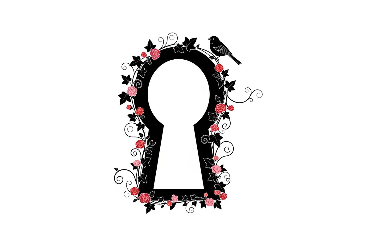 Floral Keyhole Frame SVG Bundle, an Illustration by Designs_River (Photo 13 of 31)