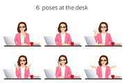 Casual young business woman, a Person Illustration by Volha Hlinskaya (Thumbnail 4 of 6)