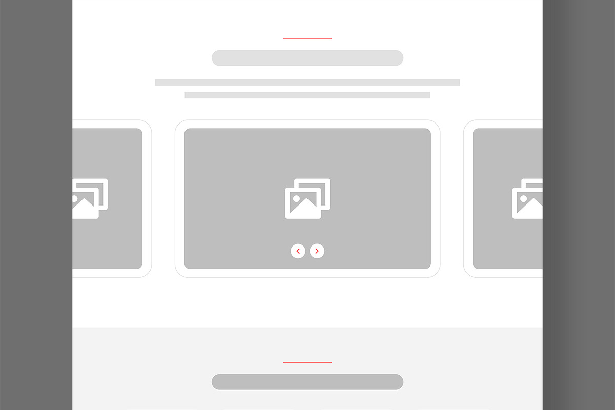 Banking and Finance Wireframe Layout preview 3