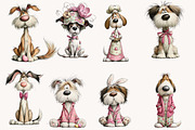Whimsical Easter Dogs clipart, an Illustration by Designworld (Thumbnail 5 of 10)