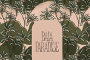 Tropical palms hills jungle pattern, a Pattern Graphic by Nocito Design (Thumbnail 1 of 6)
