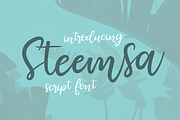 Steemsa | Funny Script Font, a Script Font by windestrian (Thumbnail 1 of 6)