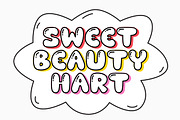 Baby Gemoy - Playful Bubble Font, a Handwritten Font by Typebae (Thumbnail 4 of 8)