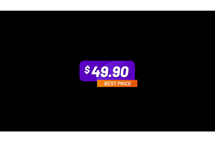 Badge Discount Stock Video Footage