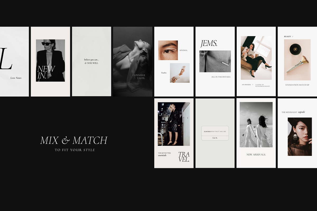 Minimal Editorial Instagram Template, a Social Media Template by Signture Muse Design (Photo 7 of 12)