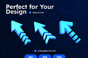 3D Arrows, an Object 3D Model by Rakata Studio (Thumbnail 4 of 6)