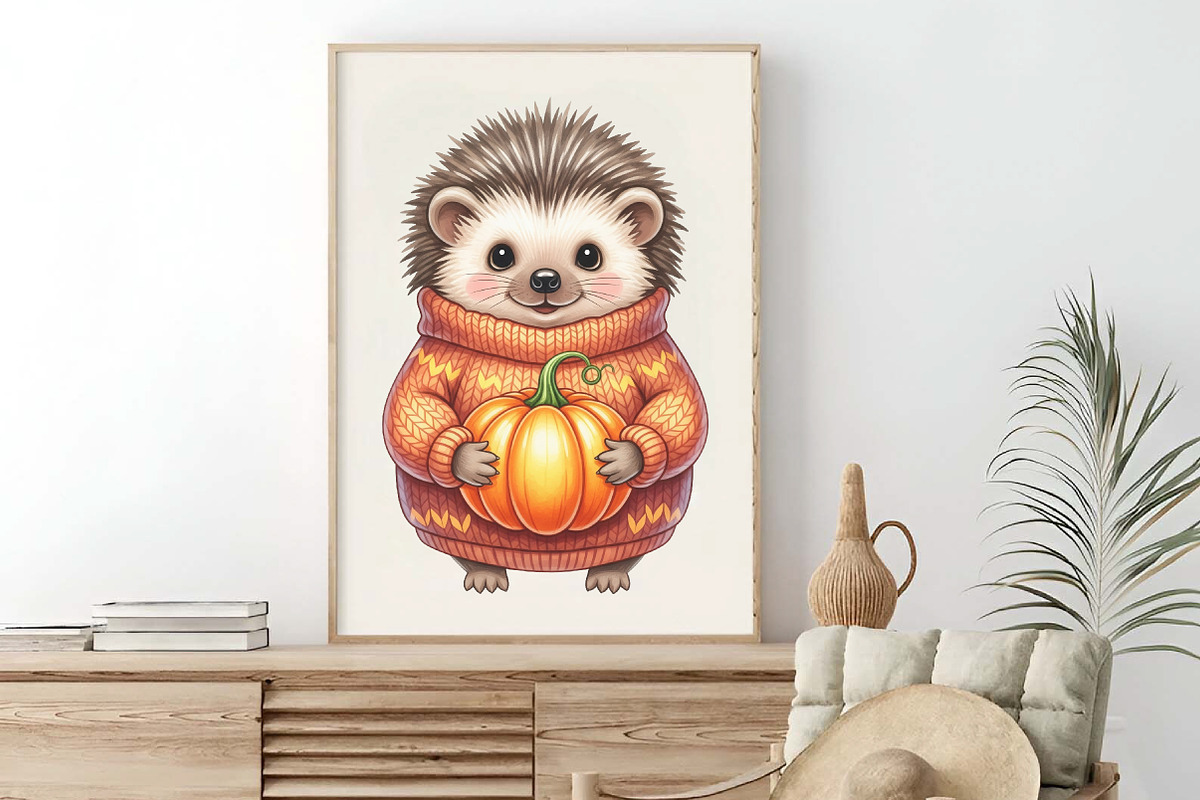 Watercolor Enjoy Autumn Clipart, an Illustration by Craft Nest (Photo 7 of 9)