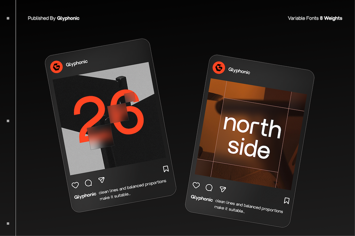 GC North Sans - Neo Modern Sans, a Sans Serif Font by Glyphonic (Photo 9 of 15)