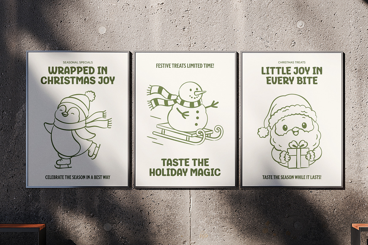 90 Christmas Hand-drawn Doodles, an Outline Icon by Prosymbols (Photo 3 of 9)