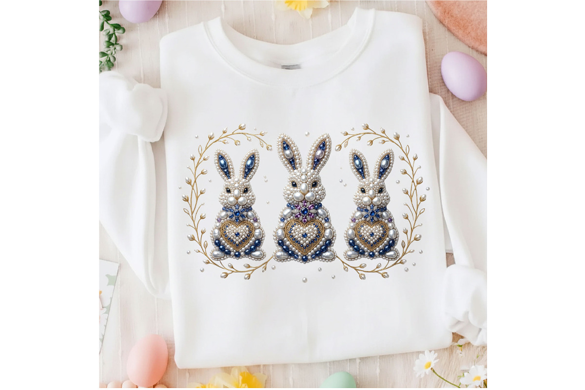Pearl Bunny PNG, Easter Bunny, an Illustration by Designking (Photo 5 of 6)