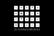 20 Sunlight photoshop brushes, a Brush Add-On by Walllow Creatives (Thumbnail 2 of 2)