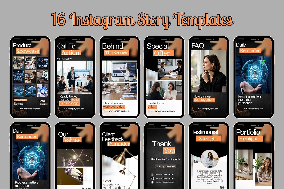 Business Social Media Templates Kit, a Social Media Template by Arslan (Photo 3 of 6)