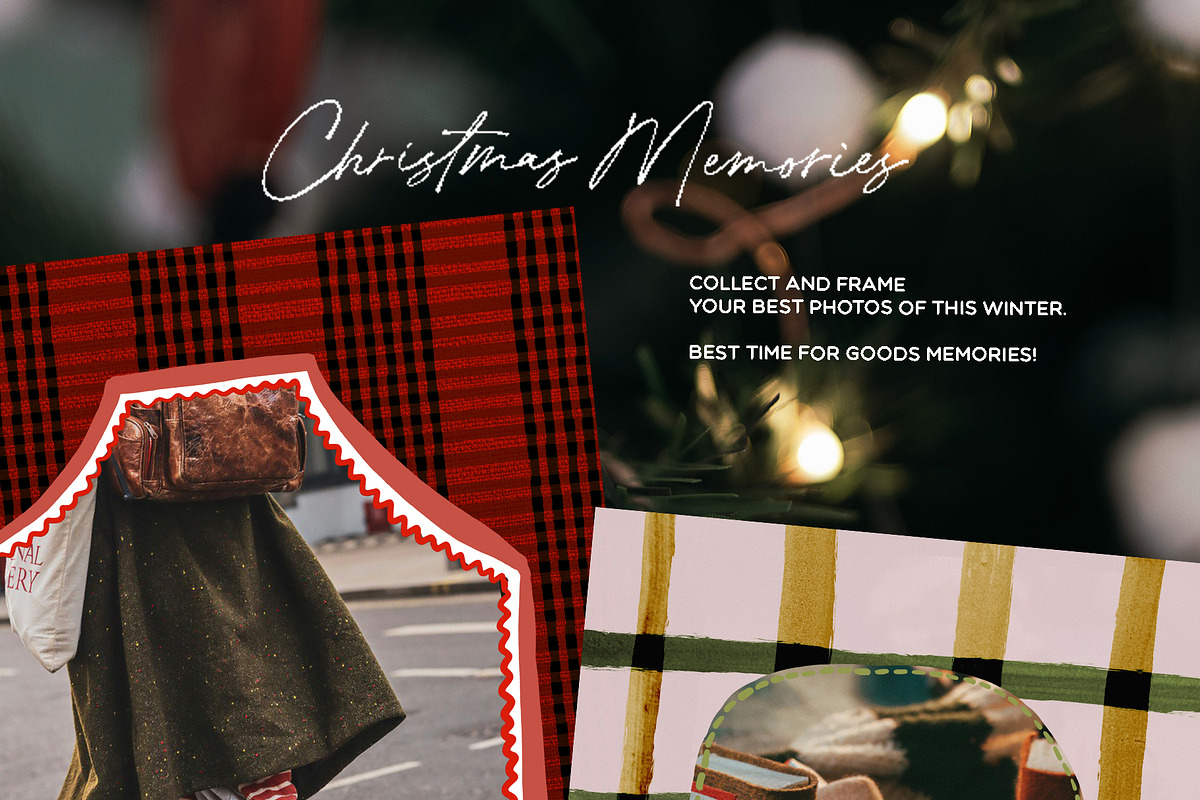 Christmas frames and backgrounds, a Background Graphic by Vero Arts (Photo 6 of 9)