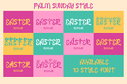 Palm Sunday - Quirky Easter Day Font, a Font by PutraCetol Studio (Thumbnail 6 of 11)