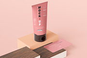 250+ Cosmetic Branding Mockup Bundle, a Cups & Container Mockup by pmvch (Thumbnail 118 of 273)