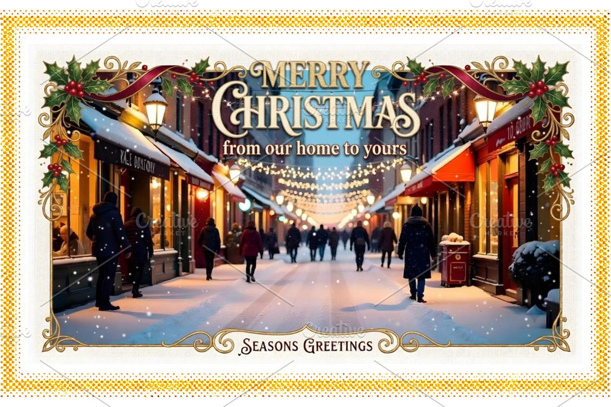 Winter Street Lights | Stock Photo, a Holiday Photo by Aura Canyon HQ (Photo 5 of 6)