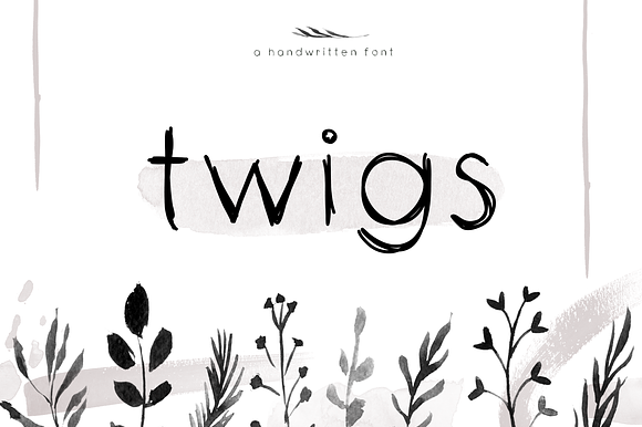 Twigs - A Handwritten Scribble Font preview 8