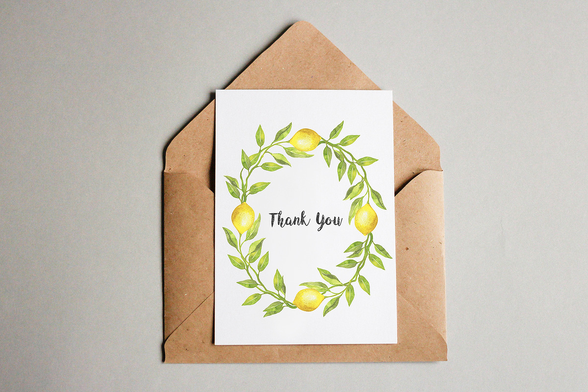 Lovely Lemons. Watercolor collection, a Decorative Illustration by Maria's little shop (Photo 10 of 10)