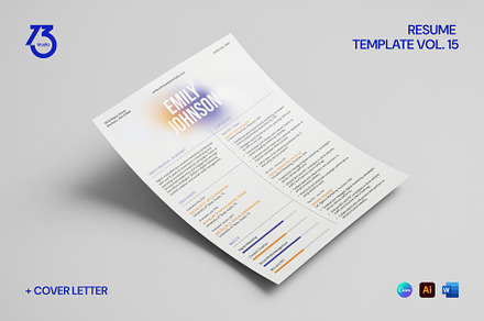 Resume Template Vol. 15