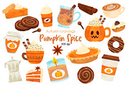 Pumpkin Spice clipart, Pumpkin Pie, a Graphic by SugarPickle Clip Art (Thumbnail 1 of 2)