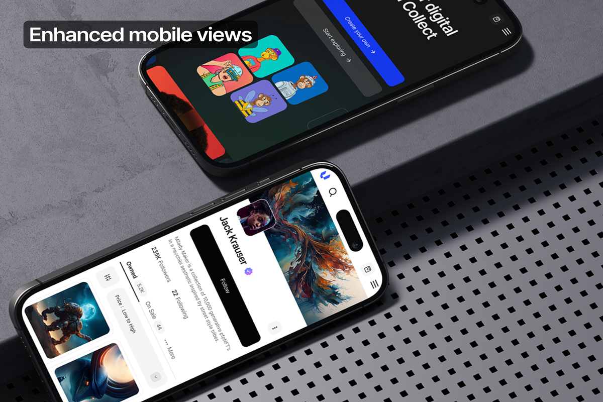 Ultrarare | NFT Marketplace Template, an UI Kit Template by Creative Perspective (Photo 2 of 6)