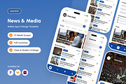 Faktual - News & Media Mobile App, an App Template by productype1 (Thumbnail 1 of 5)