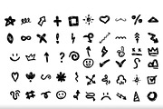 Geometric Shapes Hand Drawn Icons Se, a Templates & Theme by studiogstock (Thumbnail 1 of 3)