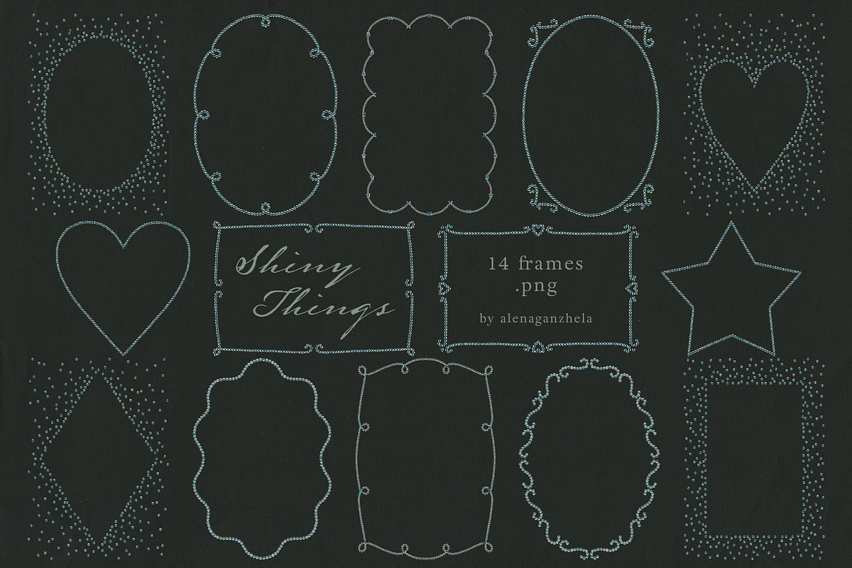 Shiny Things: rhinestone kit, an Object Graphic by alenaganzhela (Photo 7 of 10)