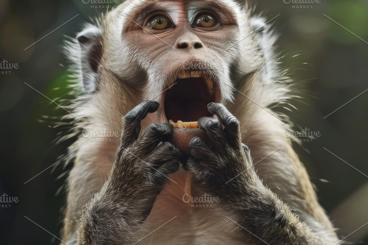236 surprised animals, an Animal Photo by Handmadefont (Photo 107 of 241)