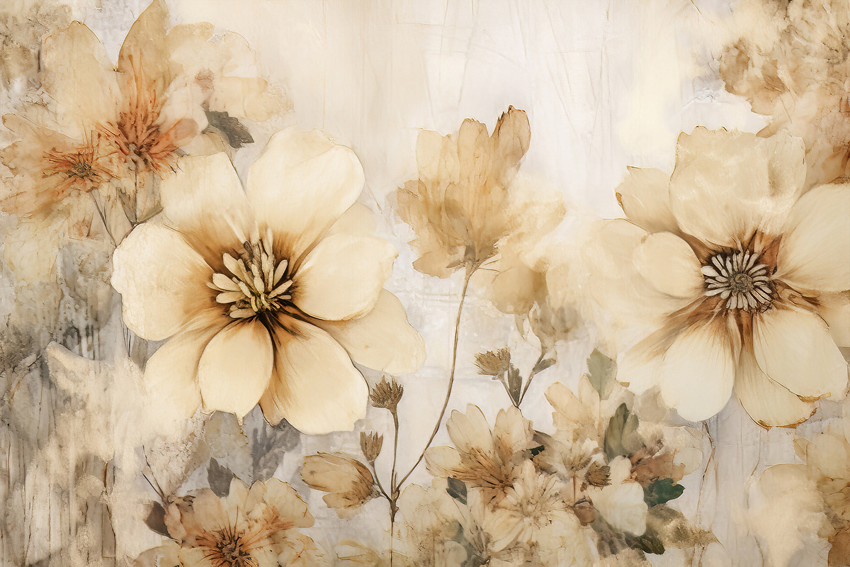 85 Fine Art Vintage Floral Design, a Texture Illustration by Bilgep_design (Photo 11 of 19)