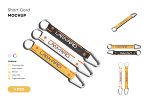 Short Cord Mockup, a Merchandise Mockup by DSNA Mockup