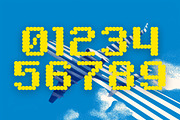 Opticode - LED Display Font, a Symbol Font by HipFonts (Thumbnail 3 of 9)