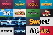 50 Text Effects Bundle, a Brushes & More by Graphicdome (Thumbnail 5 of 5)