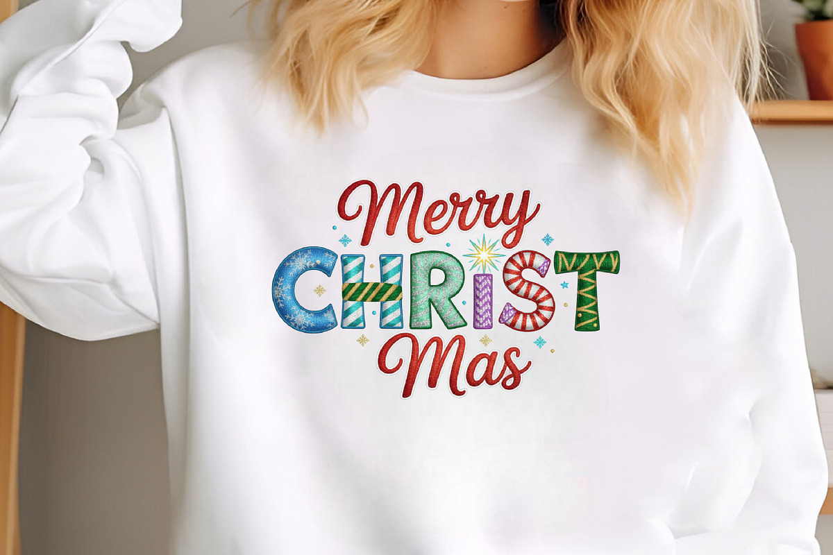 Merry Christmas Sublimation PNG, an Illustration by Designking (Photo 4 of 6)