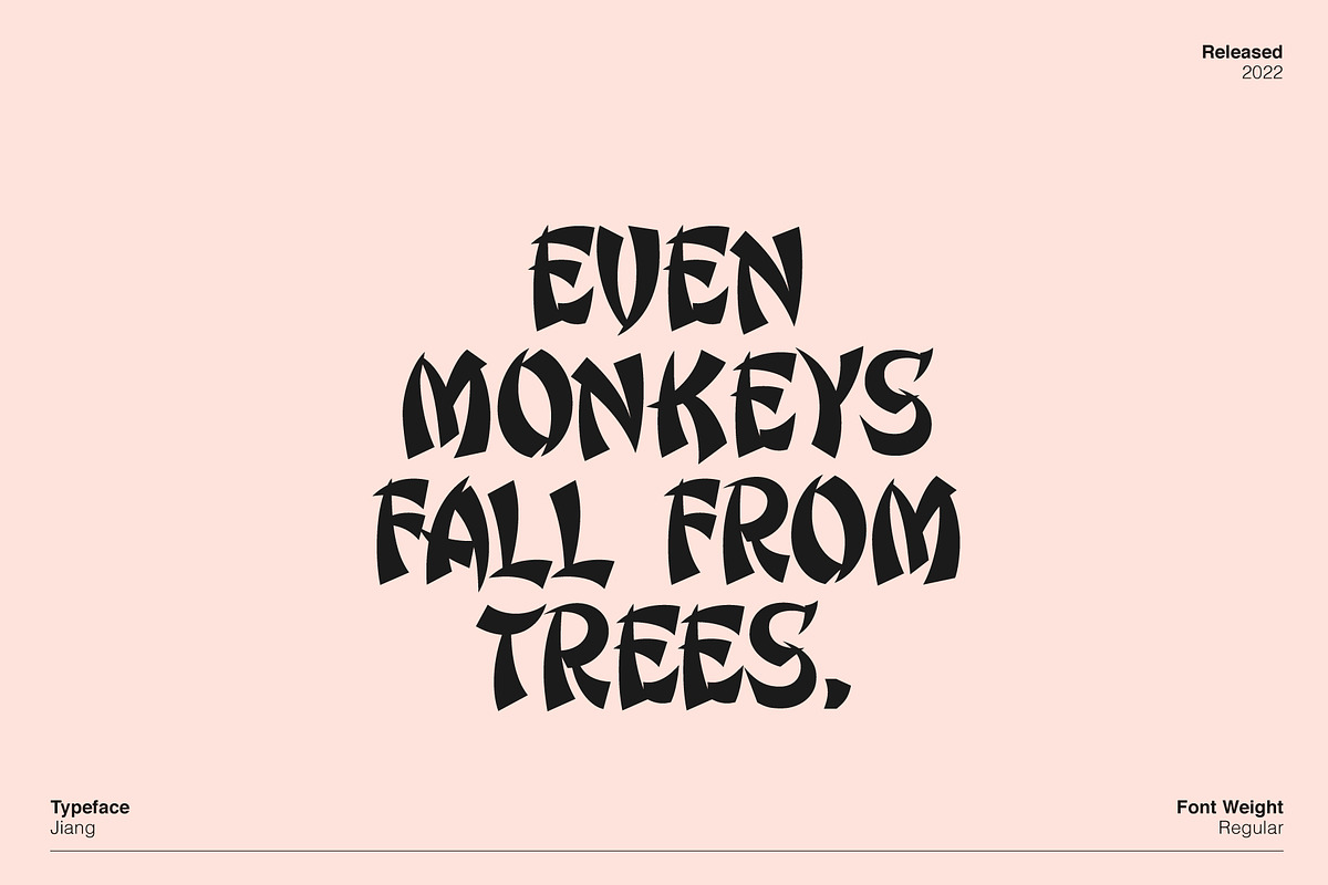 Jiang - Asian Inspired Display, a Script Font by HipFonts (Photo 2 of 7)