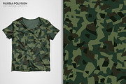 Russia Polygon Camouflage Patterns, a Pattern Graphic by 3Y_Design (Thumbnail 5 of 5)