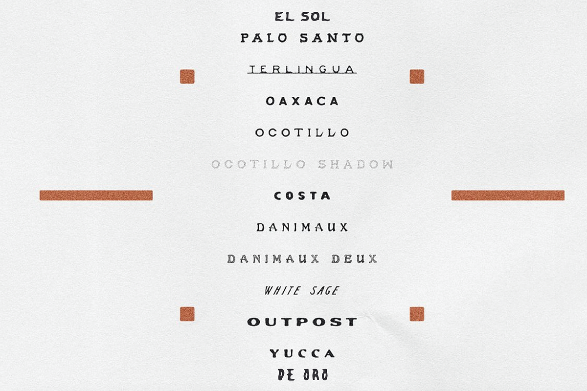 Southwestern Handmade Font Bundle preview 2