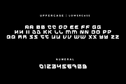 Golden Standar - Futuristic Font, a Sans Serif Font by Iqsiart Studio (Thumbnail 5 of 9)