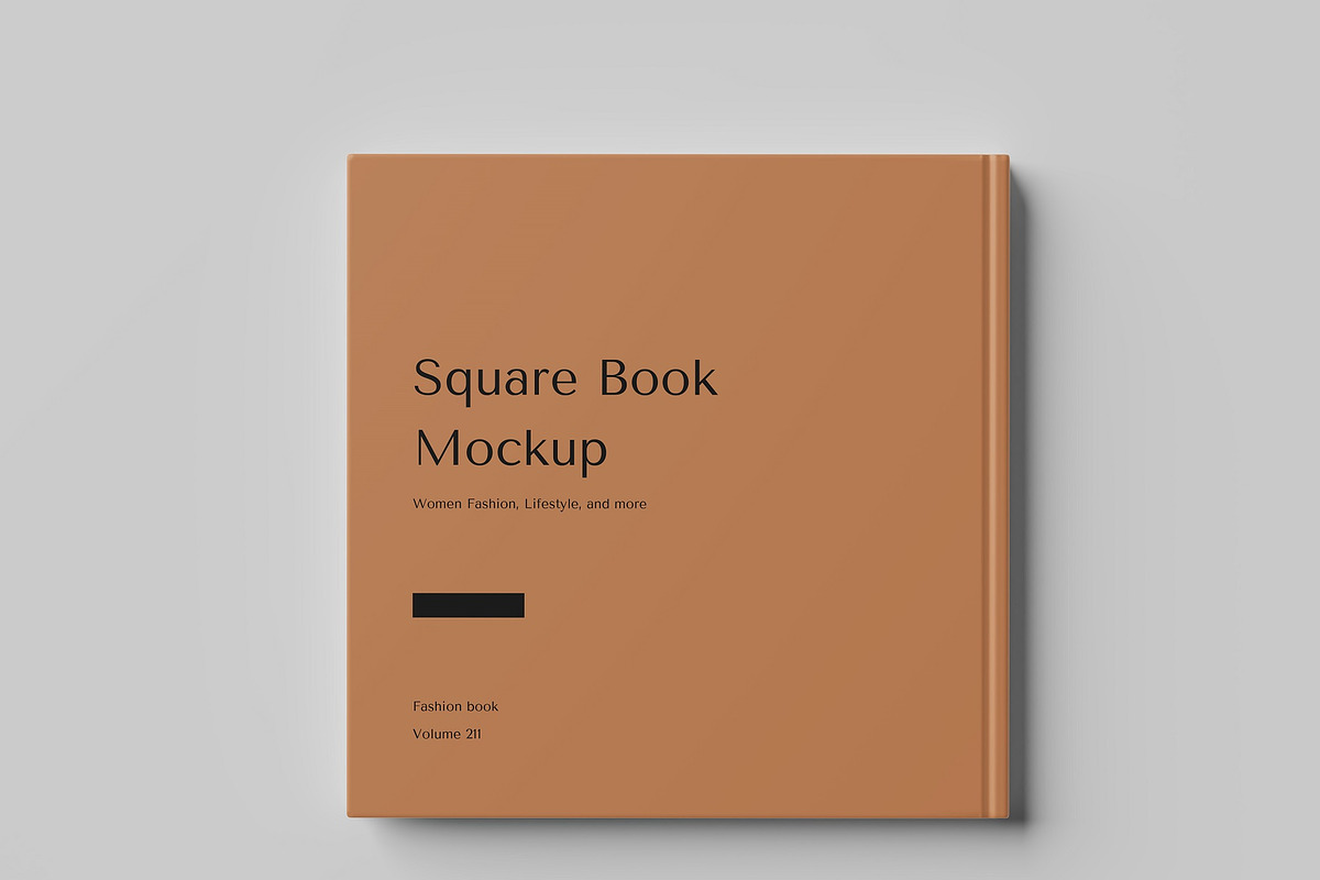 Square Book Mockup, a Books & Magazine Mockup by Tokobeta (Photo 6 of 13)